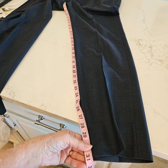 Hugo Boss Men's Size 40 Slim Fit Wool Woven Navy Huge6 Genius 5 - Picture 12 of 14